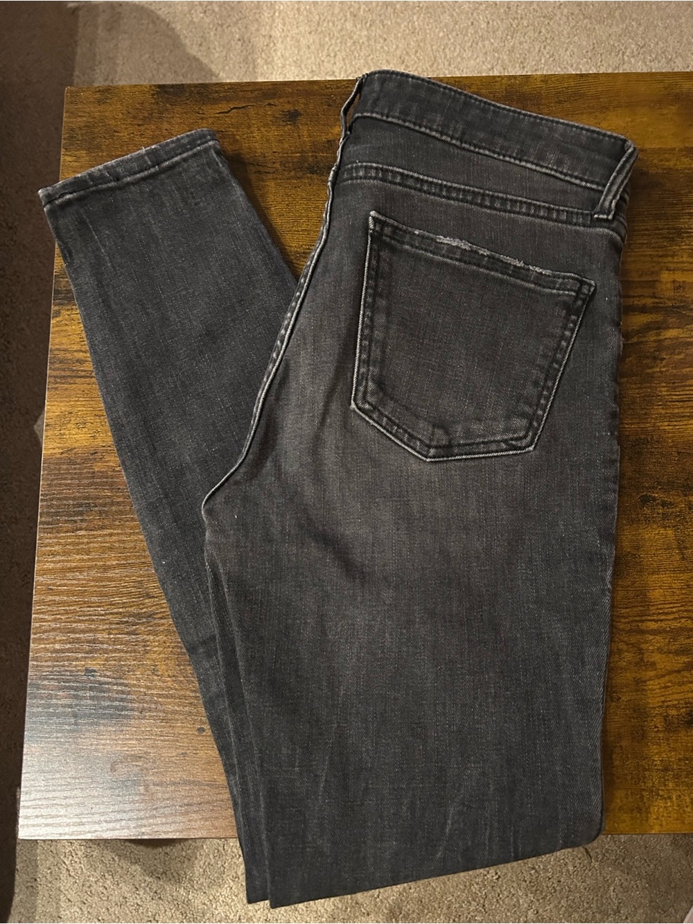 Zara Women’s Black/Greyed Out Slim Fit Jeans